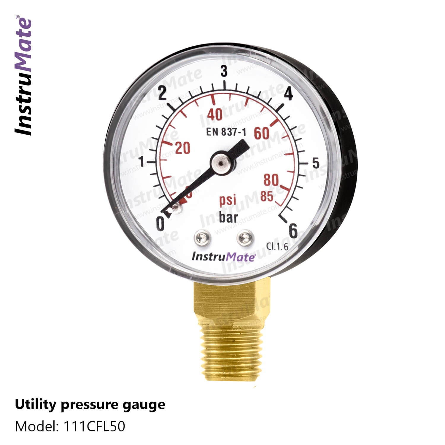 Utility Pressure Gauge - 111CF - Instrumate