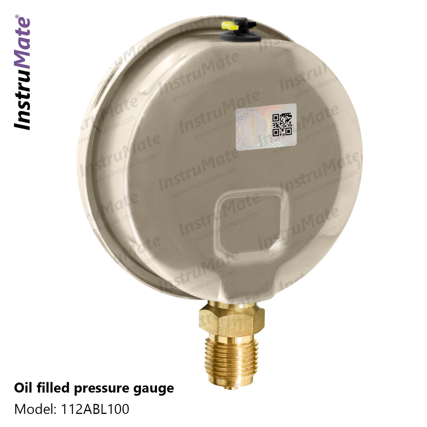Oil Filled Pressure Gauge - 112AB - InstruMate