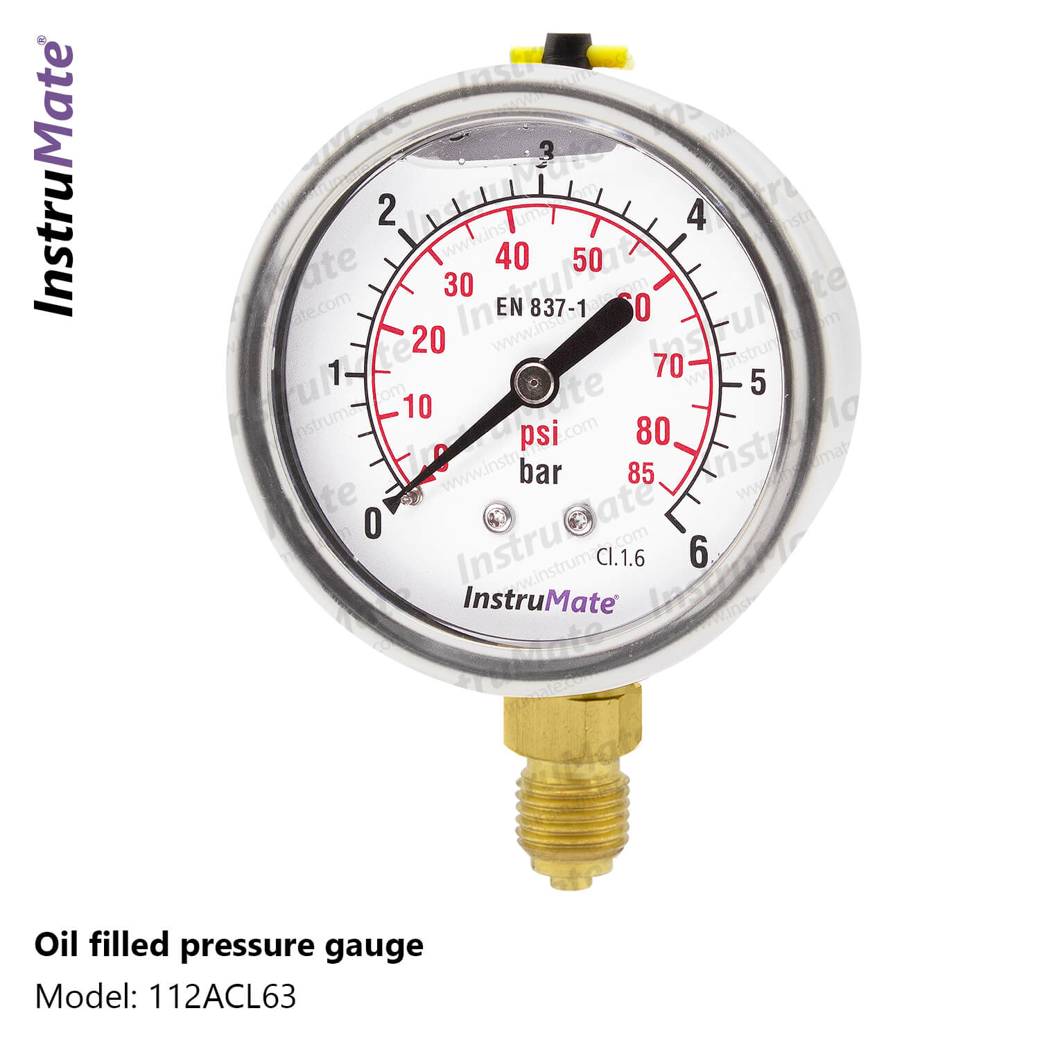 Oil Filled Pressure Gauge - 112AC - InstruMate