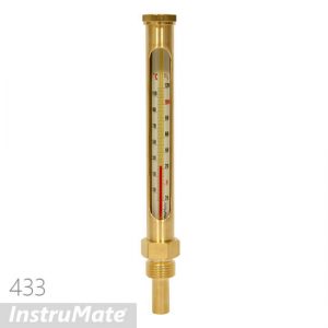 cylinder glass thermometer