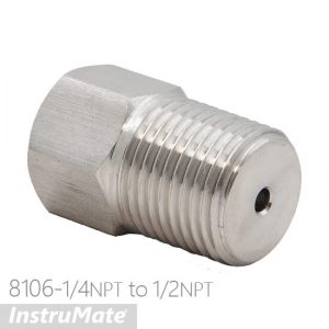 stainless steel adaptor 1/4 to 1/2