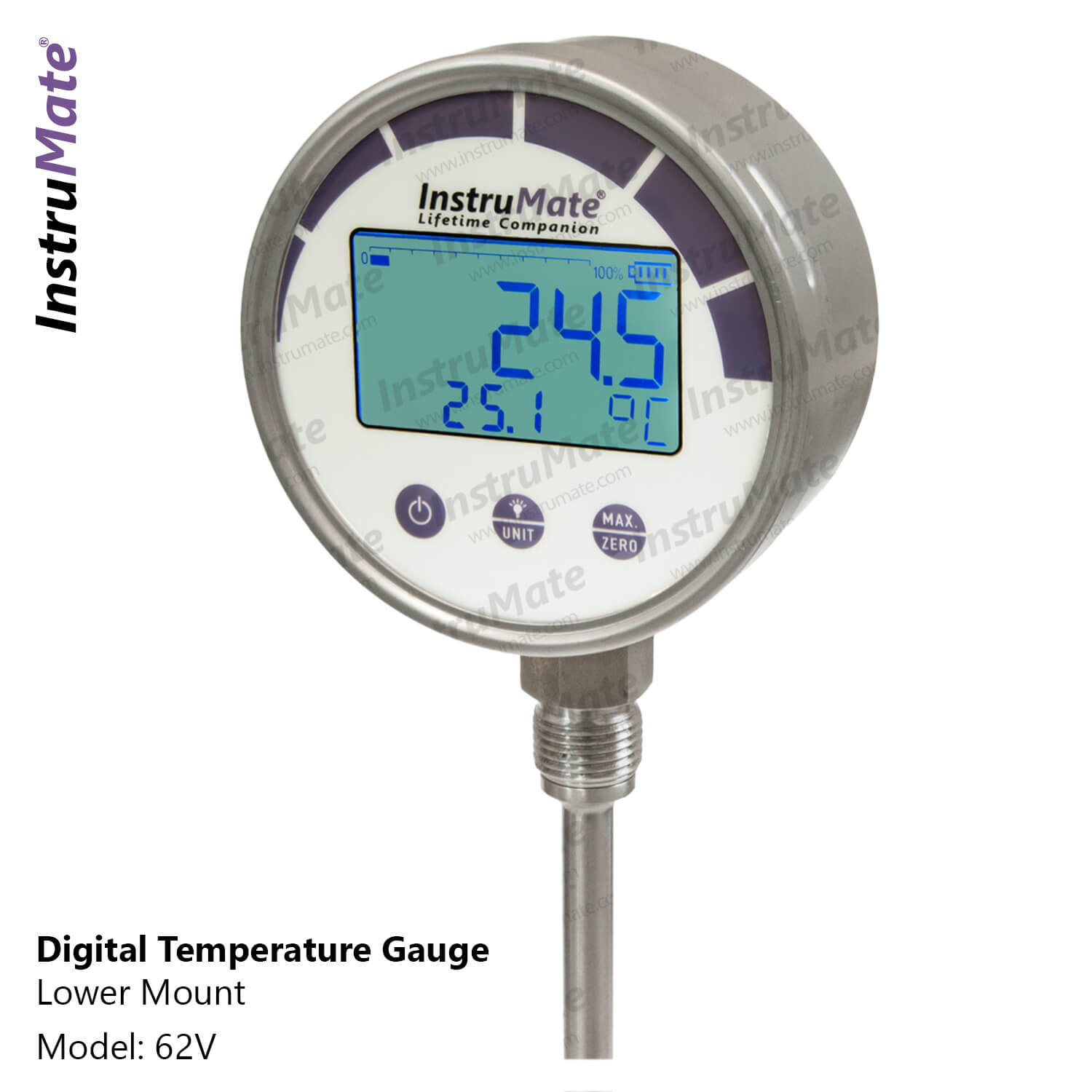 Digital Temperature Gauge - 62 - instrumate